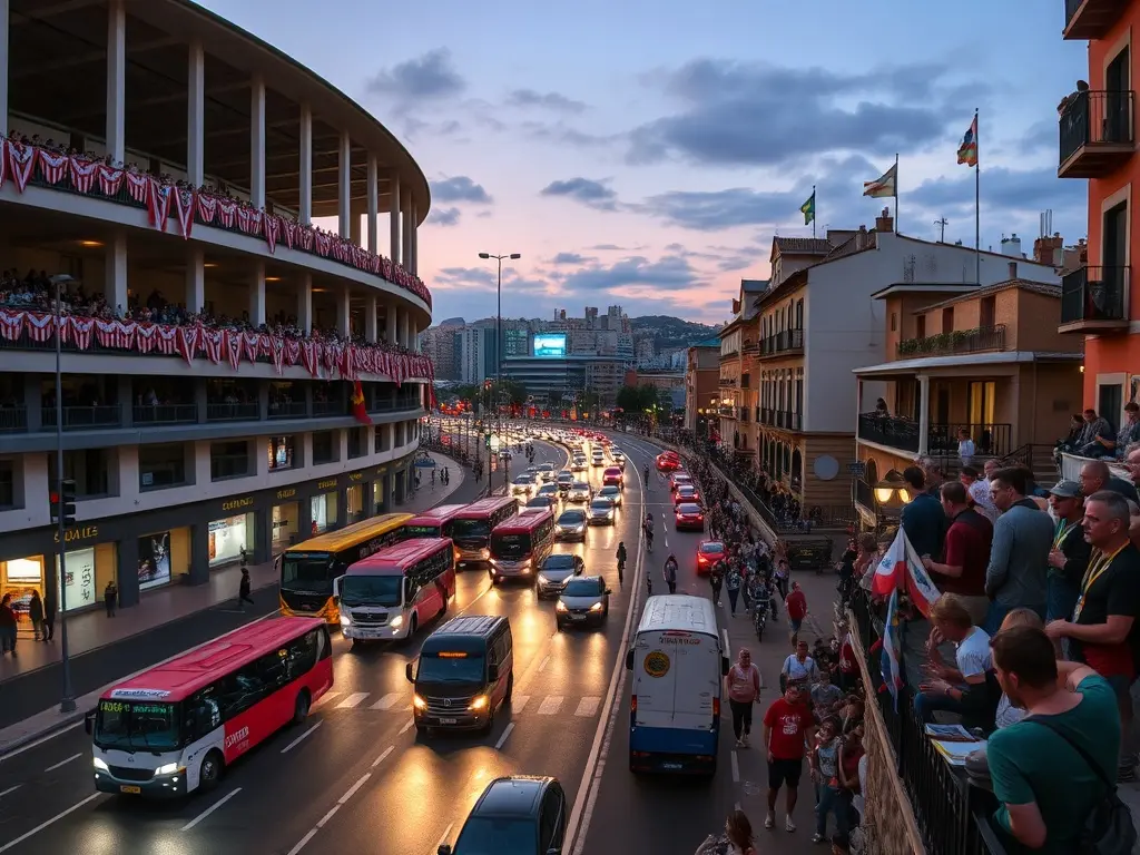 Gijón como escenario urbano: un derbi que altera la ciudad mucho antes del pitido inicial