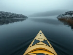 Volcamiento de kayak en el embalse de Os Peares deja un joven desaparecido