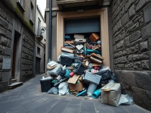 Acumulación de residuos en vivendas: unha alarma social que desafía aos servizos públicos