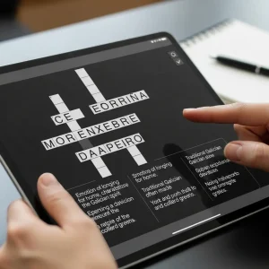 Crucigrama digital: lxico gallego y memoria colectiva