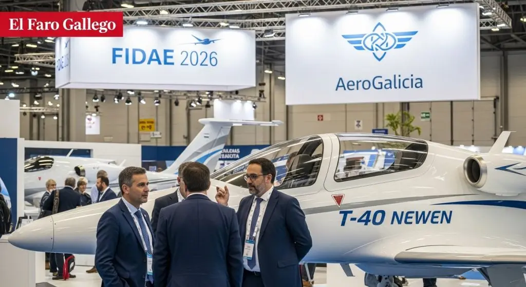 El sector aeronáutico gallego ante FIDAE 2026: oportunidades reales con el T 40