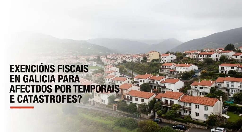 ¿Qué exenciones fiscales existen en Galicia para afectados por temporales y catá