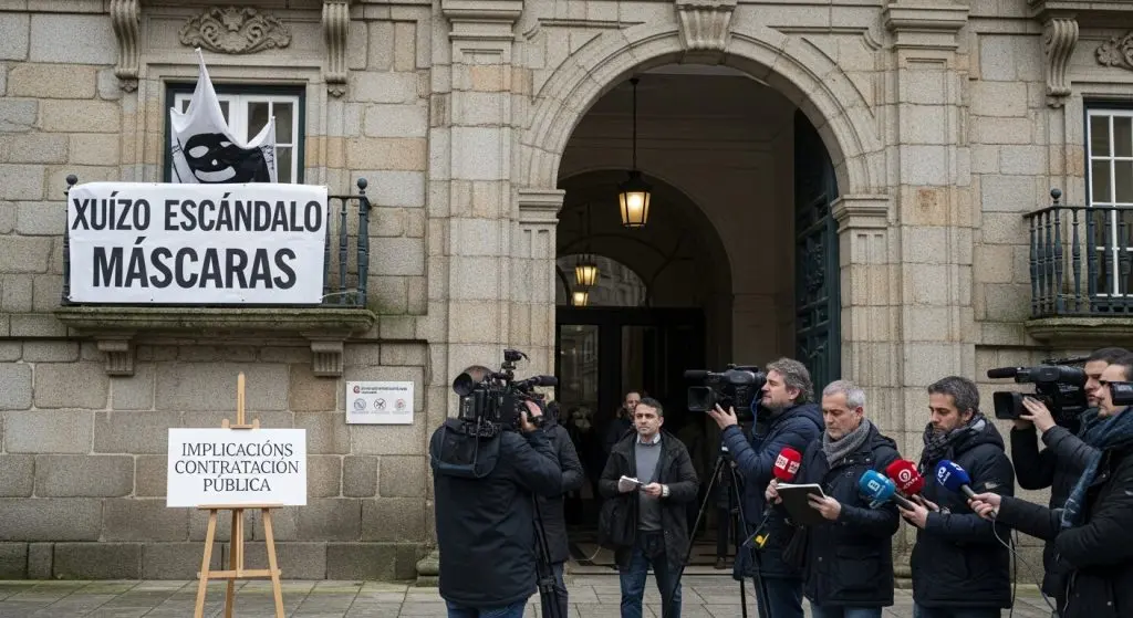 Juicio por la trama de las mascarillas: qué implica para Galicia y sus contratos