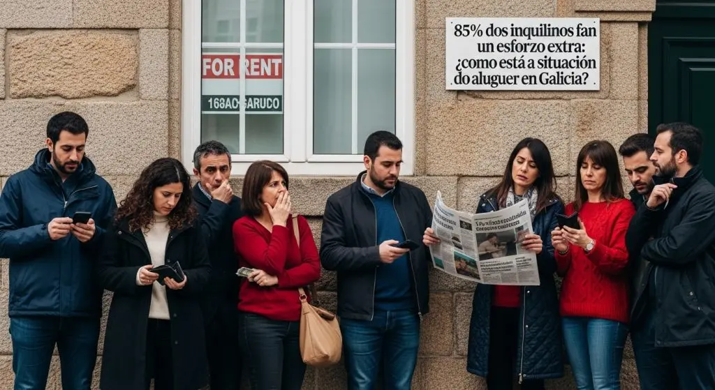 El 85% de los inquilinos hace un sobreesfuerzo: cómo está la renta en Galicia