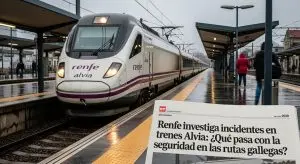 Renfe investiga incidencias en trenes Alvia: ¿qué pasa con la seguridad en las r