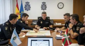 Seguridad en desplazamientos de aficiones gallegas: coordinación entre Ertzaintz