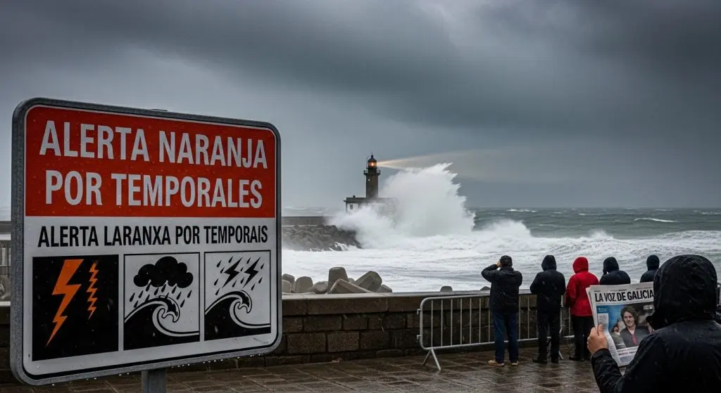 Qué significa una alerta naranja por tormentas y cómo puede afectar también a Ga