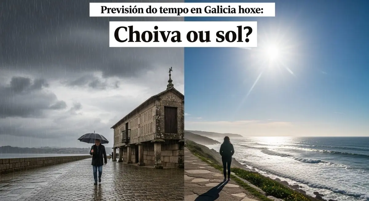 Previsión del tiempo en Galicia para hoy: ¿lluvia o sol?