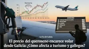 El precio del queroseno encarece volar desde Galicia: ¿Cómo afecta al turismo y
