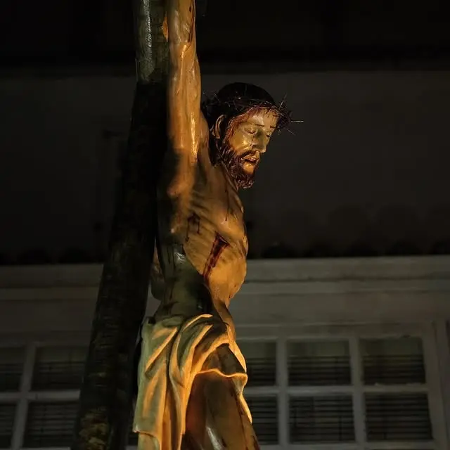 Las imágenes de Ignacio Cerviño, eje central del Viernes Santo en Cangas