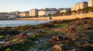 La convivencia entre la vida urbana y la naturaleza: el caso de los cangrejos en