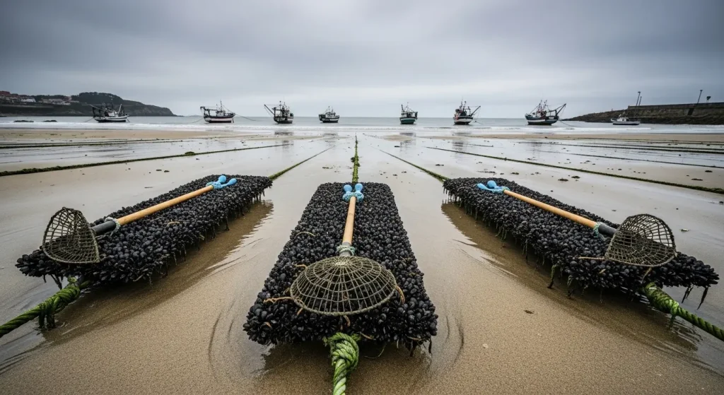 As chuvias arrastran o marisqueo, pero Vigo e Baiona resisten o golpe