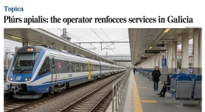 Máis trens e prazas: a operadora reforza os seus servizos en Galicia