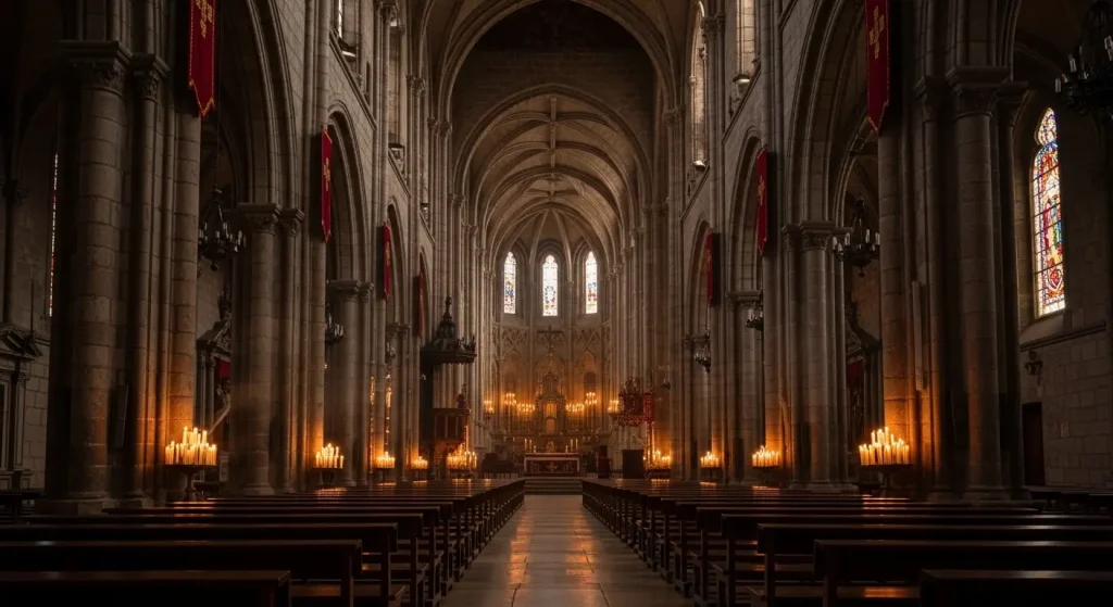 El recogimiento de la Semana Santa compostelana trasciende generaciones