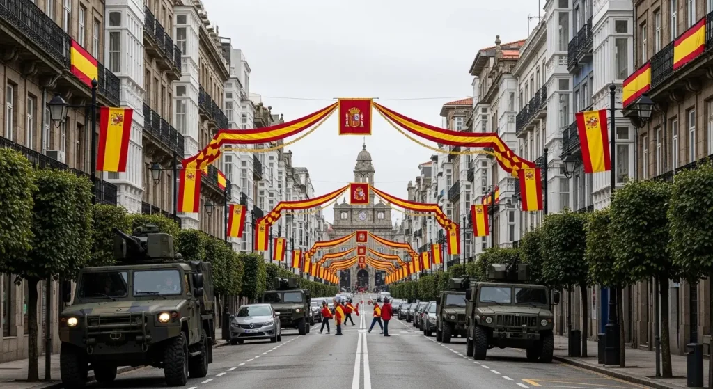Vigo se prepara para recibir a los reyes en el Día de las Fuerzas Armadas
