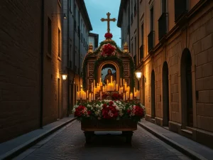 Tradición e devoción: a procesión do Santo Enterro regresa a Sarria
