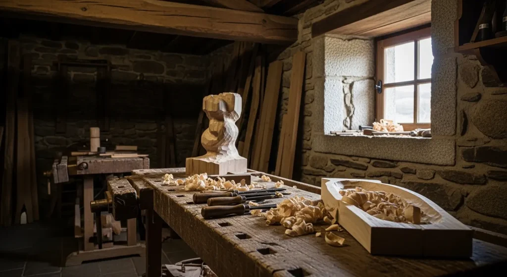 A arte de traballar a madeira: tradicións que resisten o paso do tempo