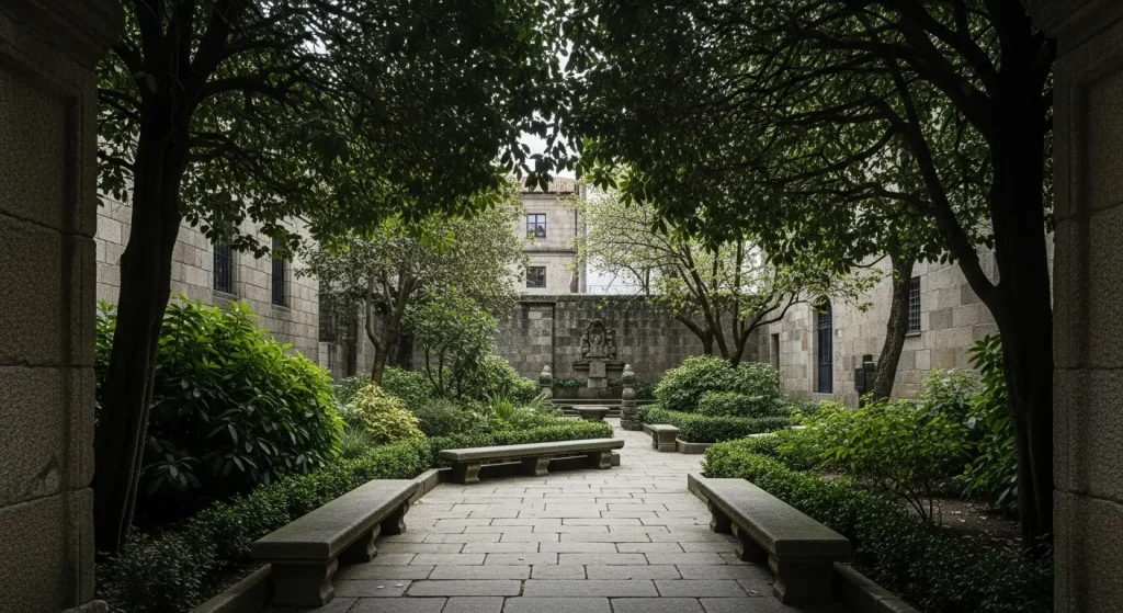 Los jardines ocultos de Santiago: espacios de calma frente al turismo masivo