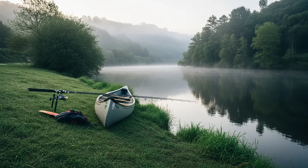 El desafío de la convivencia fluvial: pesca y piragüismo se cruzan en Galicia