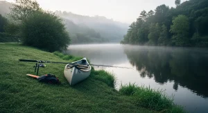 El desafío de la convivencia fluvial: pesca y piragüismo se cruzan en Galicia