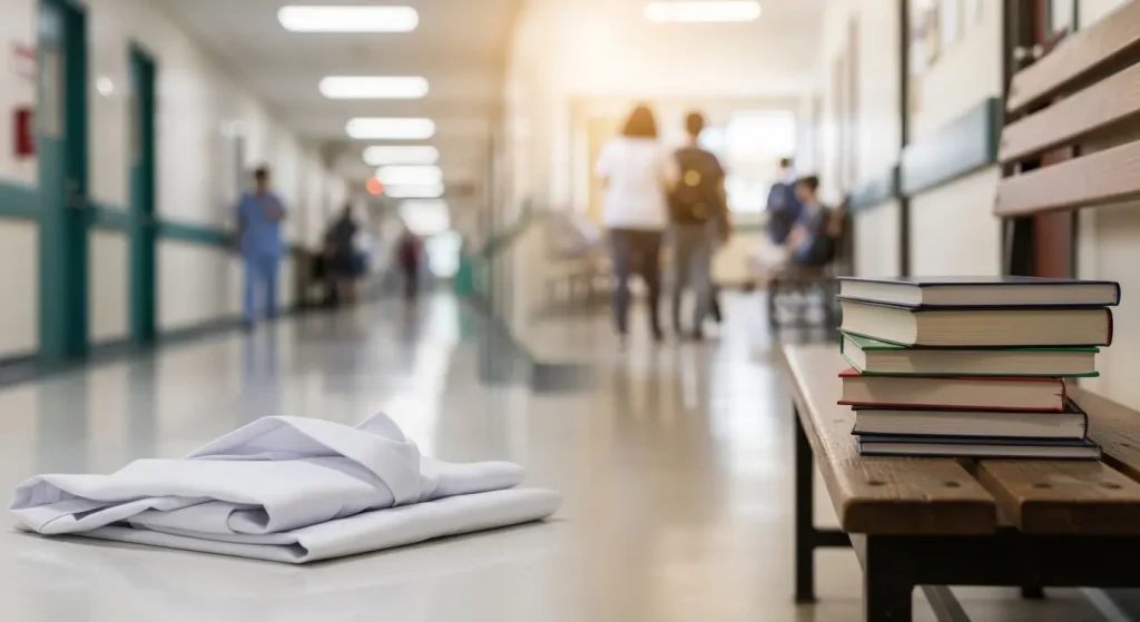 Baixas laborais: soben en sanidade e educación, baixan na Xunta