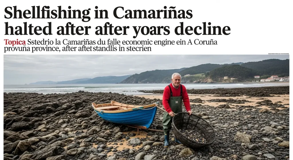 El marisqueo de Camariñas, detenido tras años de declive