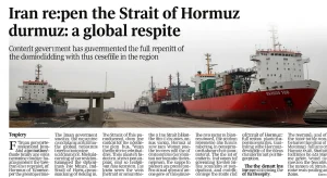 Irán reabre o estreito de Ormuz durante a tregua: respiro global