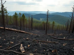 Los incendios forestales reabren el debate sobre la gestión del monte en Galicia
