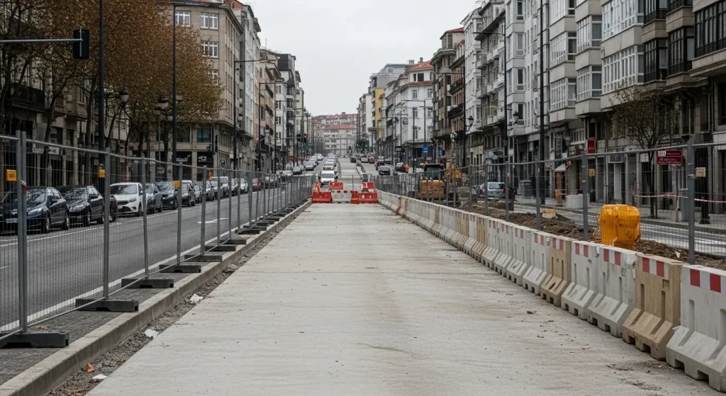 Obras interminables en la avenida de Portugal: ¿reflejo de una gestión urbana fa