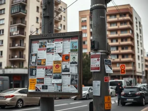 O desafío da cartelería ilegal e a convivencia urbana