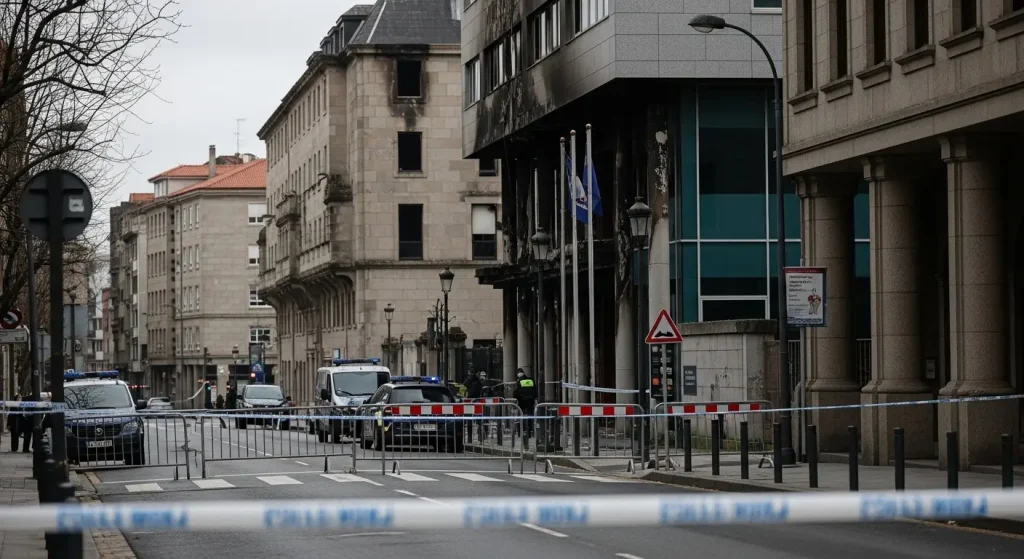 Saturación policial en Santiago: retos e alternativas tras o incendio da comisaría