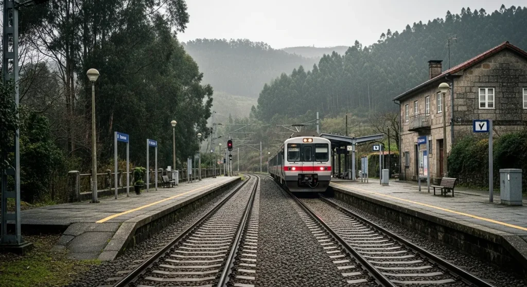 El crónico colapso del ferrocarril gallego