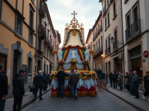 Semana Santa en Viveiro: tradición colectiva frente a desafíos logísticos