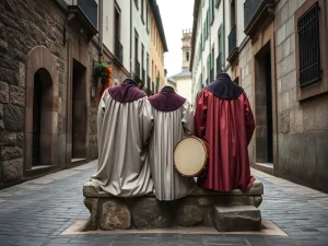 La huella femenina y el arraigo social elevan la Semana Santa de Viveiro