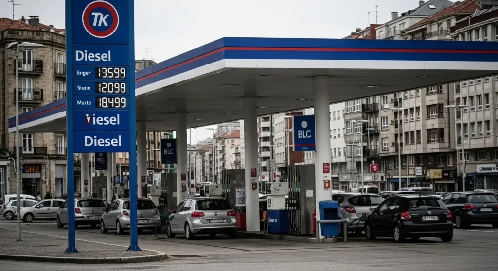 El encarecimiento del diésel en A Coruña cuestiona la movilidad durante Semana S