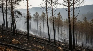 Galicia, epicentro de los grandes incendios forestales en España