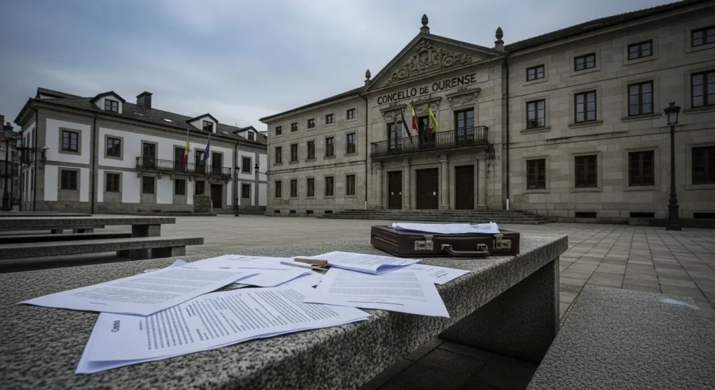 El juez cuestiona la doble retribución del regidor ourensano