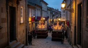 Santiago vive una jornada intensa este Viernes Santo
