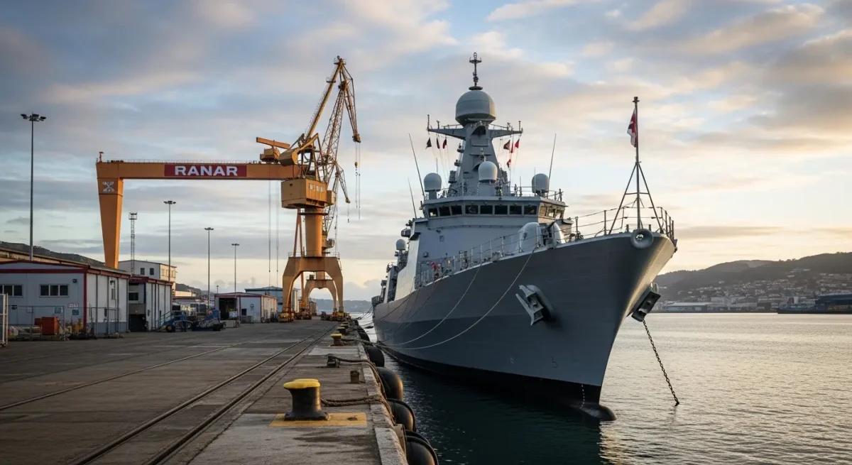 Vigo marca un hito: botado el primer buque privado para la Armada