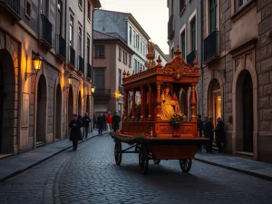 El pulso de la memoria: Viveiro y el ritual del Santo Entierro