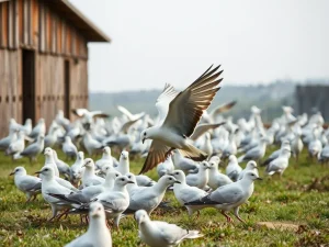 Gripe aviar en Galicia: alivio parcial y vigilancia en 40 concellos