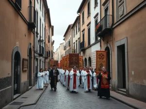 Alcalde de Betanzos, entre procesionarios