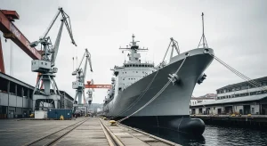Vigo marca un hito: primer buque de acero privado para la Armada