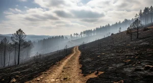 Más de 900 hectáreas arrasadas: balance amargo tras los incendios en Ponteareas