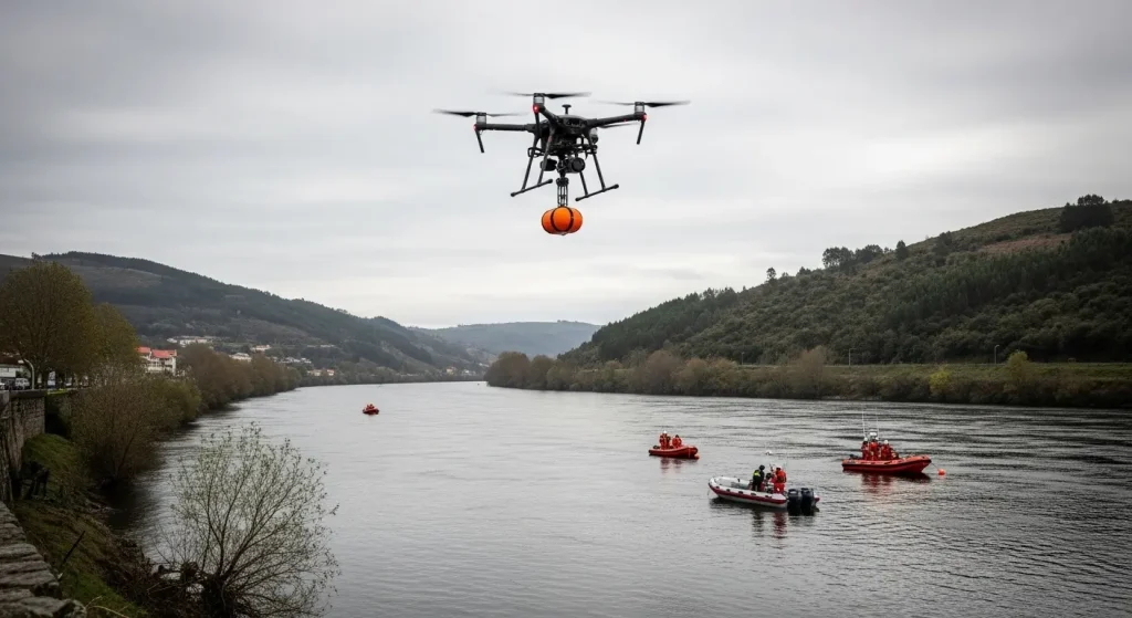 Tecnología y solidaridad: la búsqueda en el Miño pone a prueba los límites del r