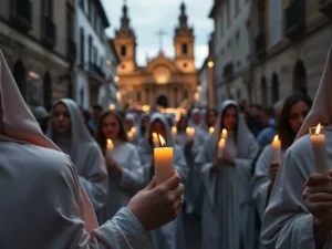 As mulleres toman protagonismo na Semana Santa compostelá