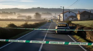 Atropello, fuego y misterio en Abadín: la Guardia Civil busca respuestas