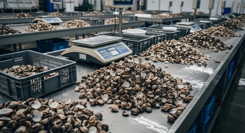 El mar no perdona: 209.000 kilos, un golpe al corazón de la almeja