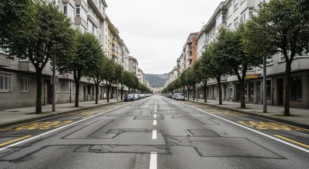 Ourense y el eterno ciclo de los parches urbanos: la avenida de Portugal, en pau