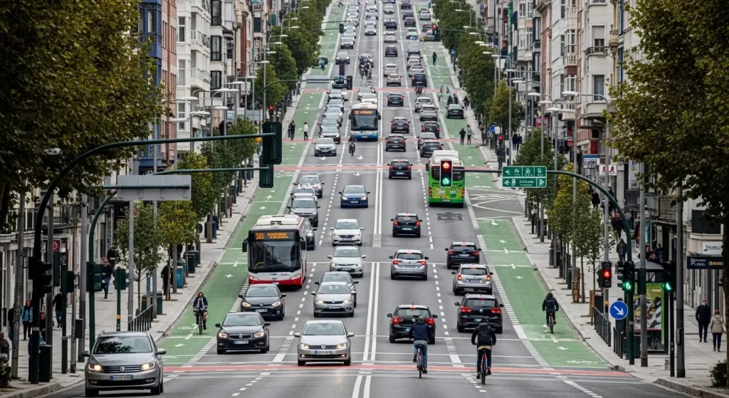 ¿Vigo contra o reloxo? Os novos ritmos da avenida de Madrid